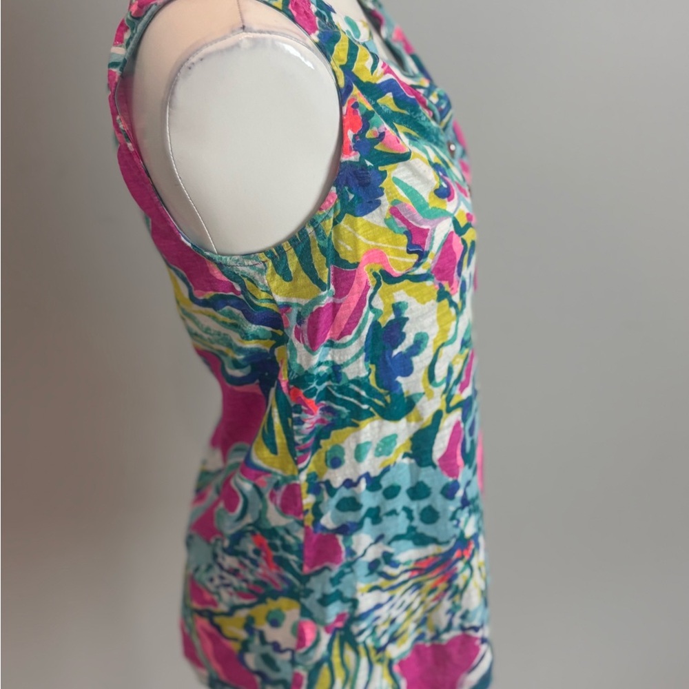 Lilly Pulitzer Multicolor Sleeveless Top - Picture 4 of 5